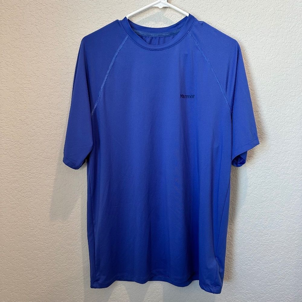 Men’s Marmot Blue T-Shirt Size Medium